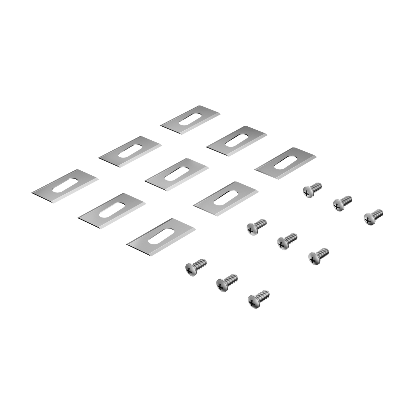 UBHOME M10 Replacement Blades & Screws - Precision Cut for Lawns